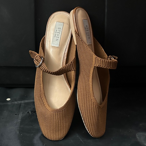 Steven By Steve Madden Shoes - Steven By Steve Madden Brown Flats with‎ Strap